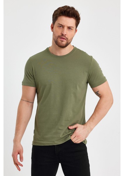 Erkek Çok Renkli T- Shirt Regular Fit Rahat Kesim Bisiklet Yaka Basic Tişört fiyatları