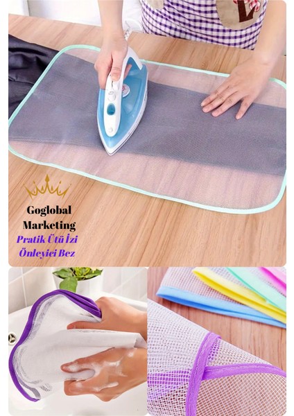 1 Adet Yüksek Sıcaklığa Dayanıklı Ütüleme Filesi ve Kullanışlı Kancalar - Güvenli Ev Kullanımı Için Koruyucu Havalandırmalı File Tasarımı, Giysilerde Yanık Izlerini Önler, Isıya Dayanıklı Ütüleme Matı