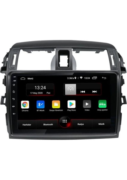 Toyota Corolla 2006-2013 Android 12 Multimedya Carplay 2/32GB 9 Inç Hd IPS Ekran Park Kameralı fiyatları