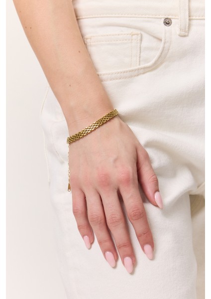 Wıcker Bileklik Gold