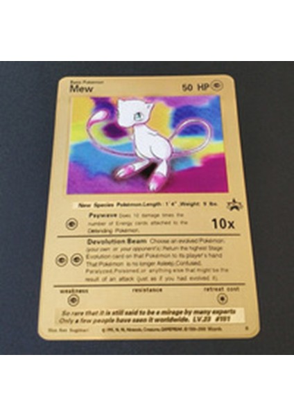 No.85 Tarzı Yeni Pokemon Kartları Metal Kendin Yap Kartı Pikachu Charizard Altın Sınırlı Sayıda Sürüm Çocuk Hediye Oyun Koleksiyon Kartları Ingilizce Türkçe (Yurt Dışından)