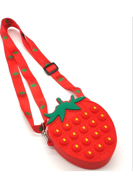MS-0203 Stili Yeni Fidget Oyuncak Popet Duyusal Popet Silikon Itiş Balonu Kırtasiye Saklama Çantası Popite Poppit Dekompresyon Bozuk Para Cüzdanı Popo It (Yurt Dışından)