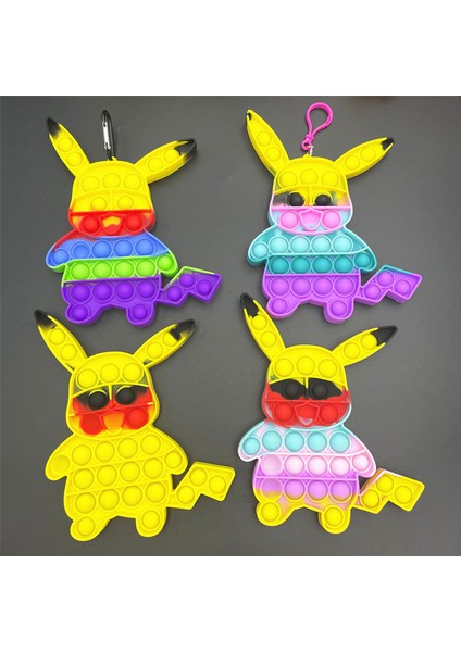 Ldsr-Popıt-Wdzsdr-13 Stili Pokemon Spider-Man Pop It Fidget Oyuncakları 20.5cm Gökkuşağı Masaüstü Charizard Pikachu Bulbasaur Squirtle Fidget Otizmi Hafifletir Popit Oyuncak (Yurt Dışından)