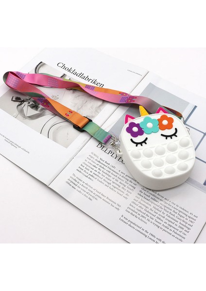 No.17 Stili Pop It Fidget Oyuncakları Itme Kabarcık Fidget Çantaları Karikatür Avokado Kaktüs Gökkuşağı Çilek Sıkma Kızlar Hediyeleri (Yurt Dışından)