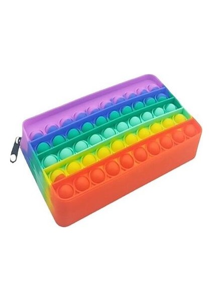 K Tarzı Çocuklar Için Kawaii Silikon Cüzdan Çantaları Itme Kabarcık Kırpıcı Oyuncaklar Kalem Kutusu Basınç Oyuncakları (Yurt Dışından)