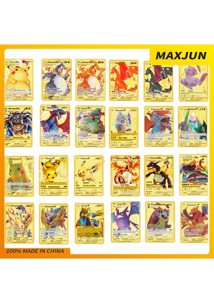 25. Kağıt Kartı1 Stili Yeni Pokemon Kartları Metal Kendin Yap Kartı Pikachu Charizard Altın Sınırlı Sayıda Sürüm Çocuk Hediye Oyun Koleksiyon Kartları Ingilizce Türkçe (Yurt Dışından) fiyatları