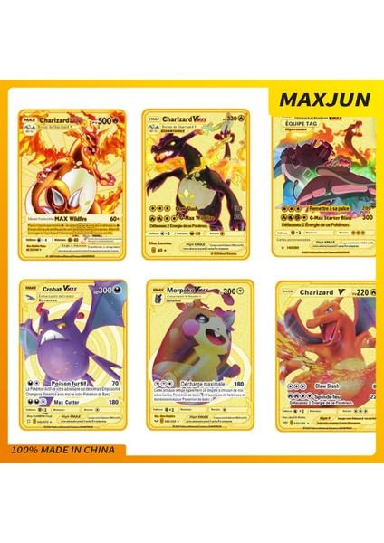 25. Kağıt Kartı1 Stili Yeni Pokemon Kartları Metal Kendin Yap Kartı Pikachu Charizard Altın Sınırlı Sayıda Sürüm Çocuk Hediye Oyun Koleksiyon Kartları Ingilizce Türkçe (Yurt Dışından) indirimleri