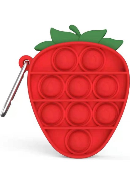 Çilek 01 Tarzı Yeni Itme Anahtarlığı Sallanan Kolye Oyuncaklar Basit Dimple Ananas Tek Boynuzlu Mmpl Işıklandırıcı Figet stress Oyun Çocuklar Son Oyun (Yurt Dışından)