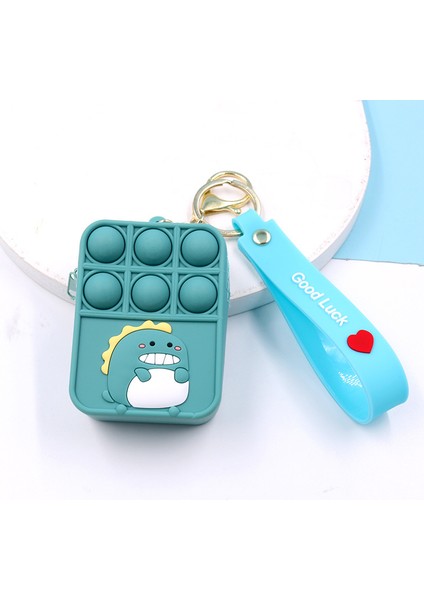 No.13 Tarzı Büyük Boyutlu Gökküşağı Unicorn Moda Pop It Itişme Baloncuklu Kawaii Cüzdan Çocuklar Cüzdan Silikon Jel Basit Dimple Dürtme Oyuncakları (Yurt Dışından)
