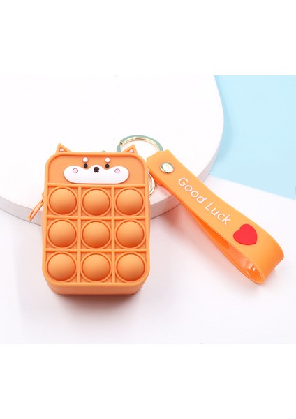 No.19 Tarzı Büyük Boyutlu Gökküşağı Unicorn Moda Pop It Itişme Baloncuklu Kawaii Cüzdan Çocuklar Cüzdan Silikon Jel Basit Dimple Dürtme Oyuncakları (Yurt Dışından)