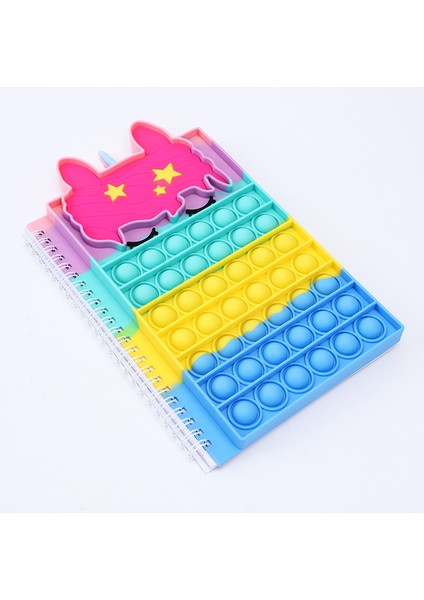 No.14 Tarzı Not Defterleri Pop It Itme Kabarcıkları Pikachu Defter Çizgi Minnie Unicorn Defter A5 Pokmon Silikon El Kitabı Öğrenci Yazma Kitabı (Yurt Dışından)