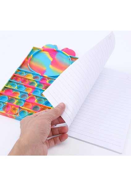 No.14 Tarzı Not Defterleri Pop It Itme Kabarcıkları Pikachu Defter Çizgi Minnie Unicorn Defter A5 Pokmon Silikon El Kitabı Öğrenci Yazma Kitabı (Yurt Dışından) fırsatları