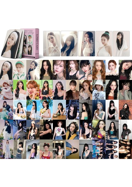 Aespa 55PCS 2024 Sezonun Selamları Fotokard-Kpop, Kar (Yurt Dışından) modelleri