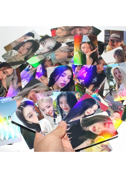 Kpop Itzy Lazer Fotokaplar 50 Adet Itzy Holo Etkisi L (Yurt Dışından)