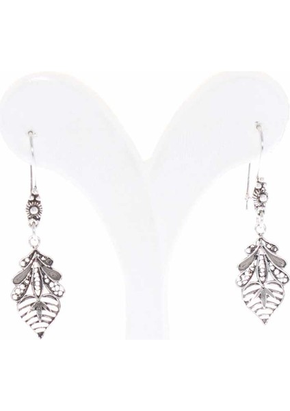 925 Ayar Gümüş Kakao Yaprağı Telkari Küpe fiyatları