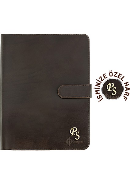 İsminize Özel Tiesto Deri iPad Organizer
