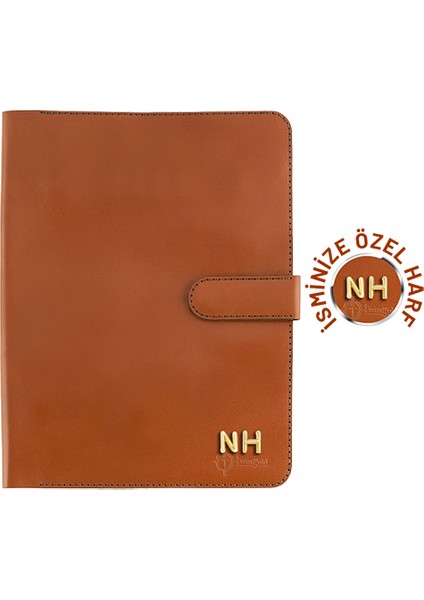 Twingold Kişiye Özel Tiesto Deri Macbook Organizer