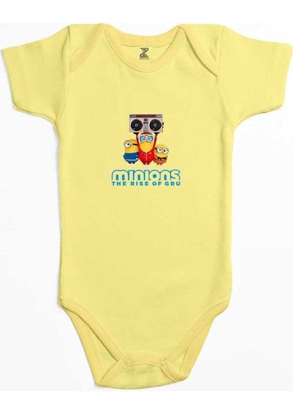 Minions The Rise Of Gru Sarı Renk Bebek Body Zıbın