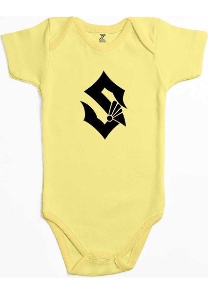 Sabaton Classic Sarı Renk Bebek Body Zıbın