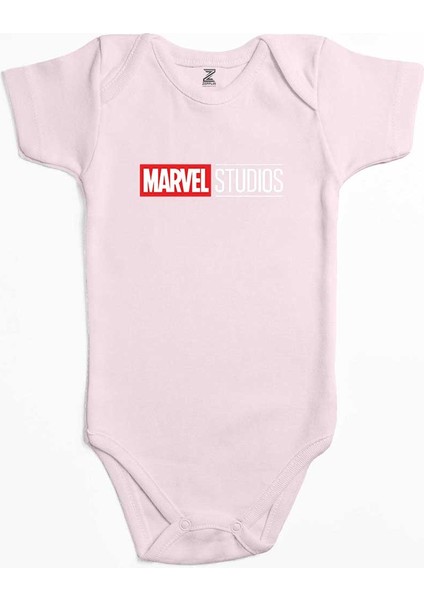 Studios Logo 2 Pembe Renk Bebek Body Zıbın