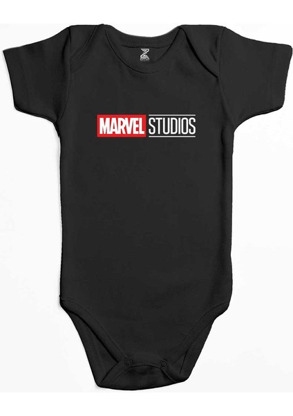 Studios Logo 2 Siyah Renk Bebek Body Zıbın
