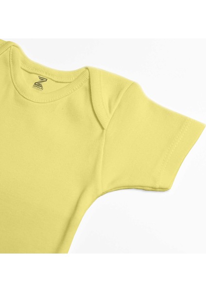 Wolf Color Sarı Renk Bebek Body Zıbın modelleri