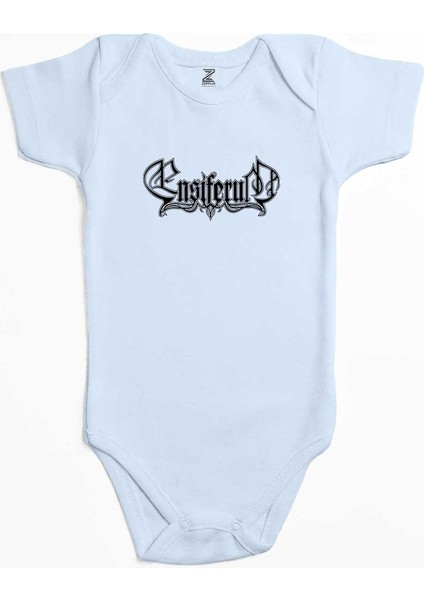 Ensiferum Logo Mavi Renk Bebek Body Zıbın