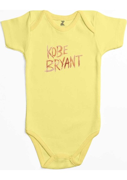Kobe B. Sarı Renk Bebek Body Zıbın