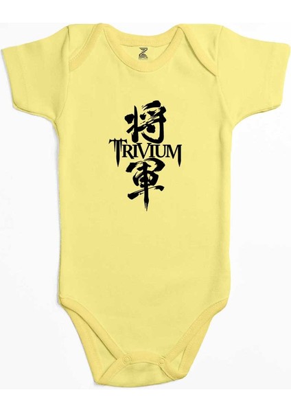 Trivium Shogun Sarı Renk Bebek Body Zıbın