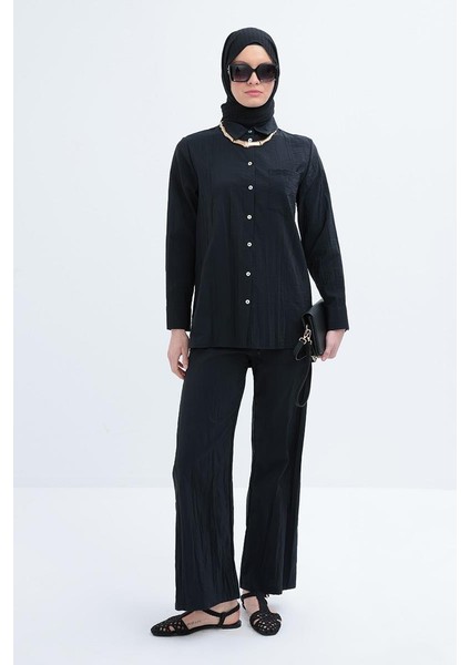 Kraşlı Pantolonlu Kadın Takım S30090A0 fırsatları