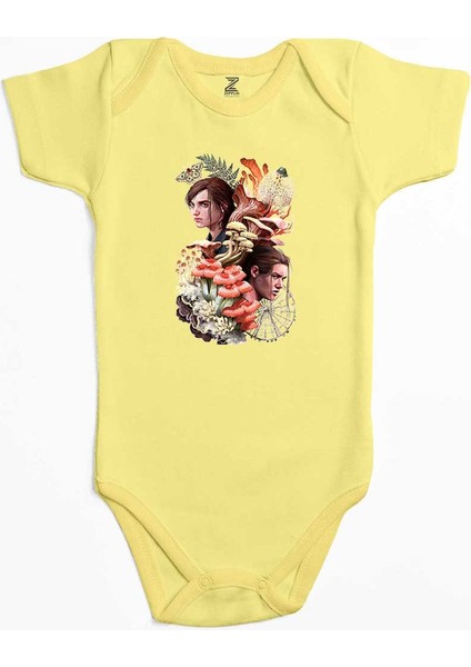 The Last Of Us 2 Fan Sarı Renk Bebek Body Zıbın