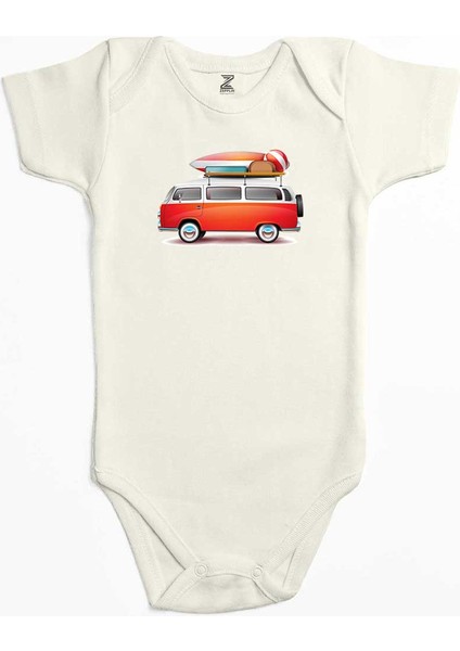 Volkswagen Karavan Holiday Ekru Renk Bebek Body Zıbın