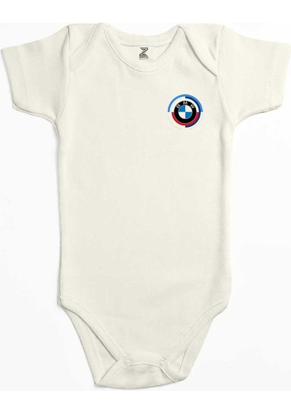 Bmw New Logo 2023 Ekru Renk Bebek Body Zıbın