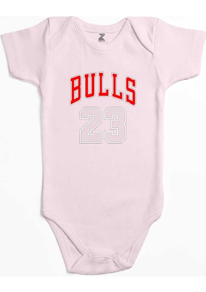 Chicago B. 23 Pembe Renk Bebek Body Zıbın