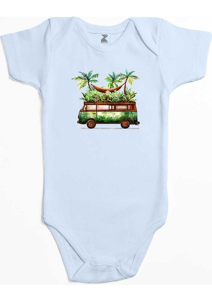 Volkswagen Jungle Van Mavi Renk Bebek Body Zıbın
