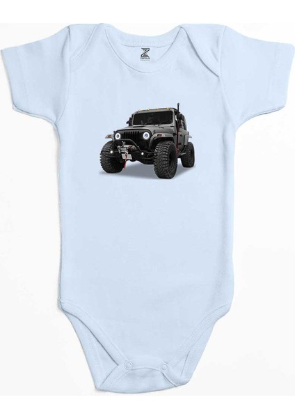 Jeep Cj Mahindra Mavi Renk Bebek Body Zıbın
