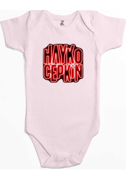 Hayko Cepkin Neon Pembe Renk Bebek Body Zıbın