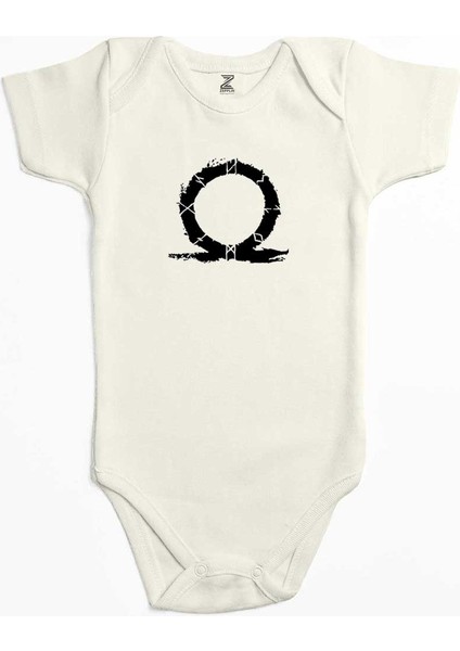 God Of War Ragnarok Omega Ekru Renk Bebek Body Zıbın