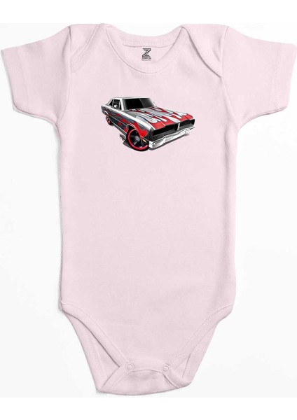 Dodge Charger Pembe Renk Bebek Body Zıbın