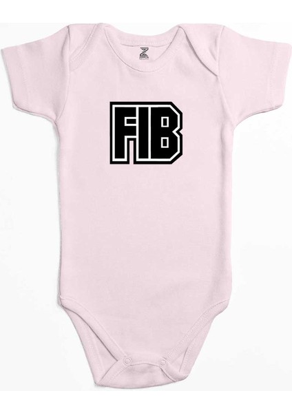 Gta Fbı Text Pembe Renk Bebek Body Zıbın