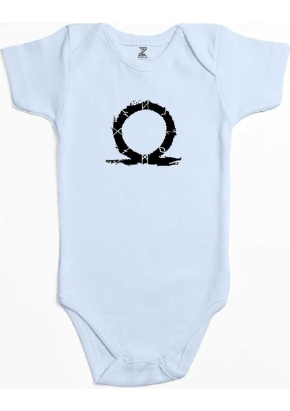 God Of War Ragnarok Omega Mavi Renk Bebek Body Zıbın