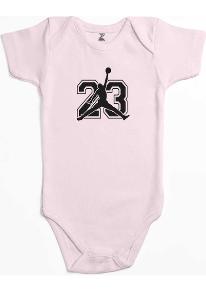 Jordn Black 23 Pembe Renk Bebek Body Zıbın