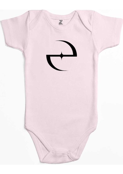 Evanescence Classic Logo Pembe Renk Bebek Body Zıbın