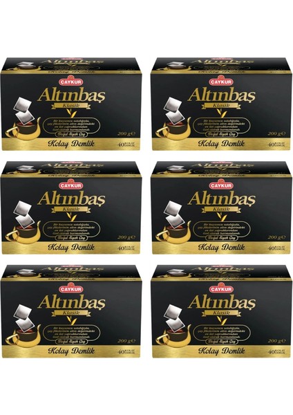 Altınbaş Demlik Poşet 40 Lı 200 gr x 6 Adet