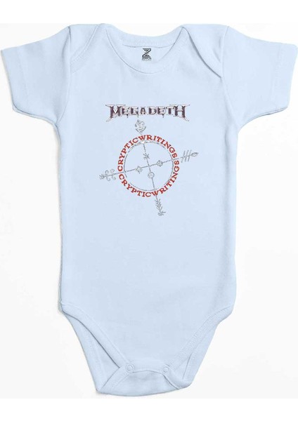 Megadeth Cryptic Writings 1997 Mavi Renk Bebek Body Zıbın