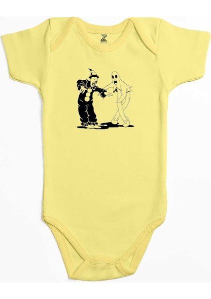 Ghostemane Duet Sarı Renk Bebek Body Zıbın