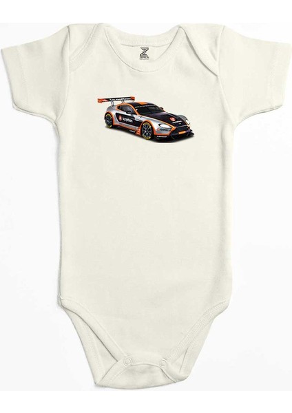Aston Martin Vantage Ekru Renk Bebek Body Zıbın