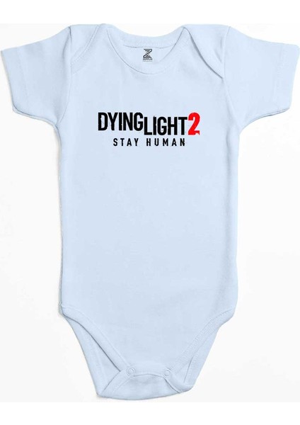 Dying Light 2 Logo Mavi Renk Bebek Body Zıbın