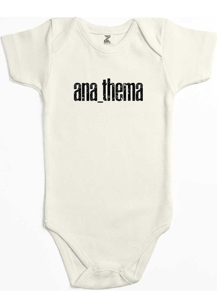 Anathema Born Ekru Renk Bebek Body Zıbın