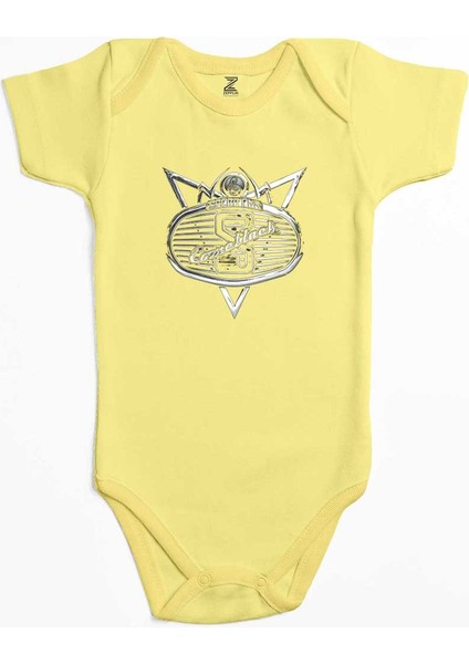 Scorpions Come Black Sarı Renk Bebek Body Zıbın